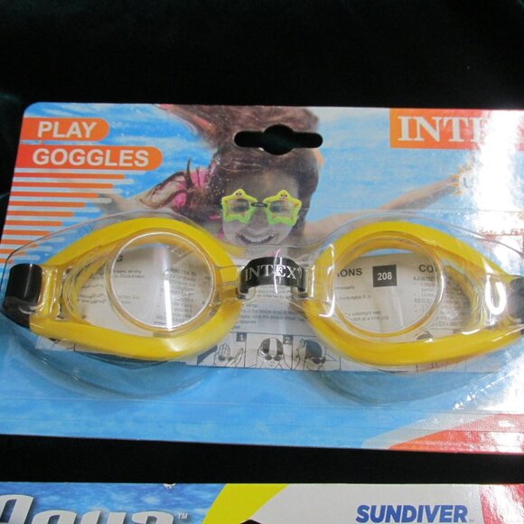 Intex Play Goggles & Aqua Sun Diver Goggles - NEW in PKG - LOT 4 - Picture 12 of 12